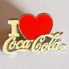 Vintage Pin I Love Coca-Cola