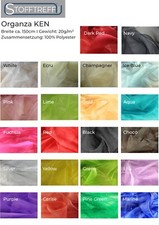 Organza KEN - 100cm- Schritte