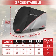 L-4XL Motorrad Abdeckplane