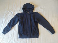 Fruit of the Loom Zip-Hoody Kapuzen-Pullover Blau Gr. M
