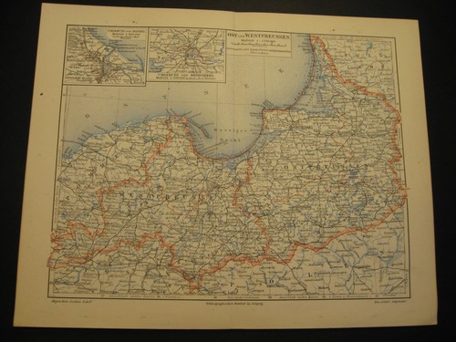 Ost und westpreussen landkarte - westpreussen,