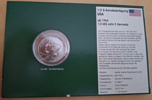 Half dollar sonderprägung - half,