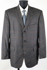 Hugo Boss braun-grau-kariertes