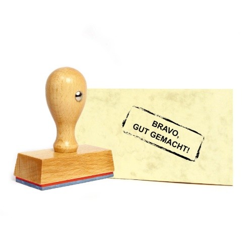 Lehrerstempel stempel bravo - stempel,