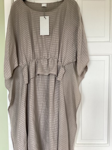 Bnwt poetry taupe dress silk - bnwt,