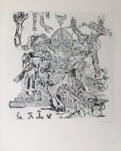 Bernard schultze radierung - bernard,