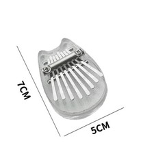8-Tone Mini Thumb Piano klimba Crystal Acrylic 8-Tone Portable Finger Piano