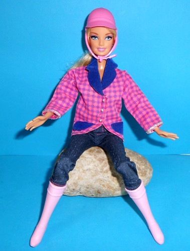 %***Reitbarbie mit