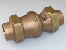 ROTGUSS RÜCKSCHLAGVENTIL 54 MM  2 3/8" AG RÜCKFLUSSVERHINDERER SCHWERKRAFTBREMSE