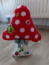 ❤️ großer Pilz ca 28cm hoch , nach  Tilda - Art - Deko ❤️, HERBSTDEKO