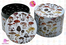 50 mm Pilz Fauna Vintage Karte Futtermittel Metall Tabak Magnet Lustig Geschenk