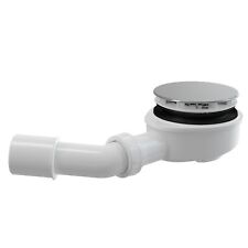 Duschwanne Ablauf 90mm Ablaufgarnitur chrom Siphon Ablauf flach 63mm Duschtasse