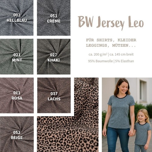 Baumwolljersey bedruckt