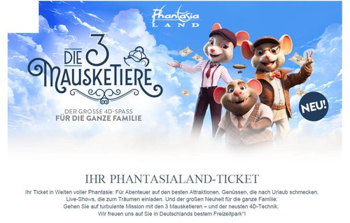 Phantasialand tagesticket - phantasialand,