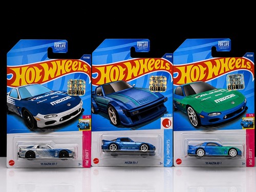 Hot wheels mazda 7 set - hot, rx-7