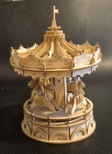 Holzpuzzle 3D Modell Karusell