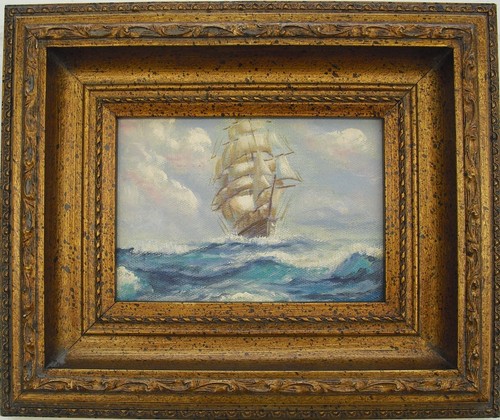 ölgemälde motiv segelschiff - Ölgemälde,