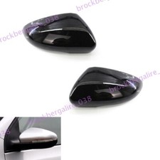 2X NEU Auto Spiegelkappen Abdeckung Glanz Schwarz Für VW Golf 6 MK6 2009-2012