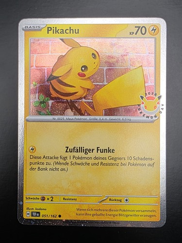 Pokémon karte pikachu - karte,