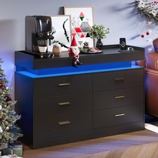 Coffee Bar Cabinet with Led