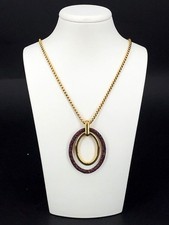 KETTE MIT ANHÄNGER AUS EDELSTAHL VERGOLDET SCHMUCKJAGD