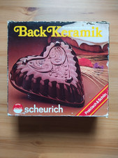 Original Scheurich Back-Keramik Herzform - Backen wie "Aus der guten alten Zeit"