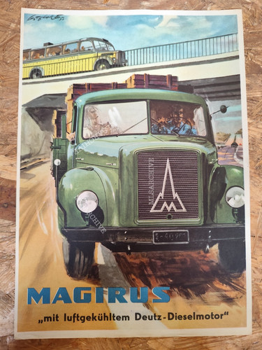 Prospekt deutz magirus bus - prospekt, lkw