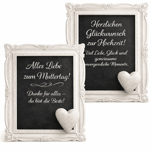 Kreidetafel holztafel deko - holztafel,