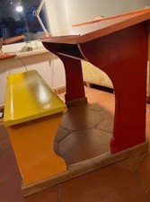 Alte Schulbank Pult Schreibtisch Restauriert Jahrhundertwende vintage 