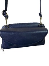KOFFER VTG Navy Blue Leather