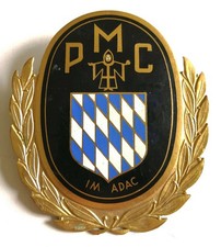 Plakette PMC im ADAC Emblem