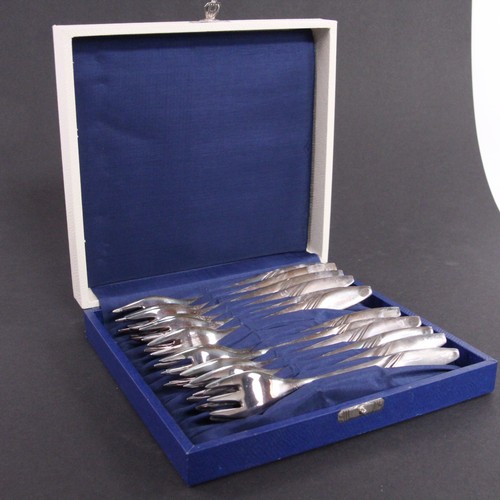Sam kuchengabeln 60er silber - kuchengabeln,