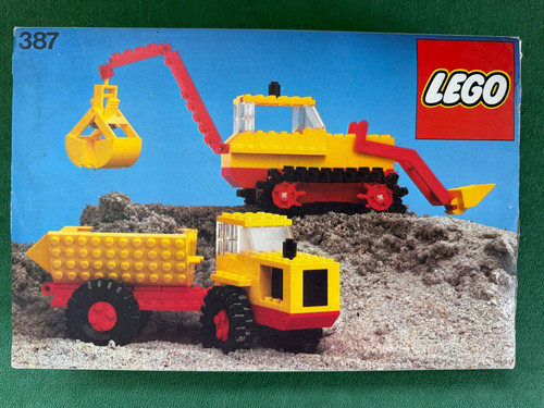 Lego bagger und - bagger, muldenkipper