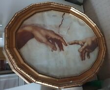 Holz Bilderrahmen vergoldet (Die Erschaffung Adams Bild)