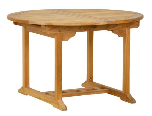 Teak ausziehtisch rund rondo - teak,