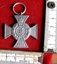 Orden Abzeichen Mecklenburg-Schwerin Militärverdienstkreuz 2. Klasse 1914 FF