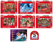 SCHMIDT SPIELE - COCA COLA PUZZLE - NOSTALGIE - 1000 TEILE - AUSWAHL # NEUOVP
