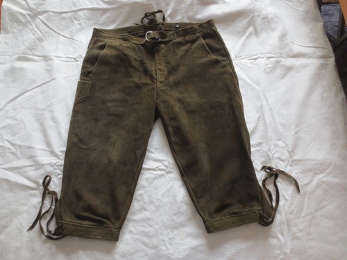 Leder kniebundhose - leder,