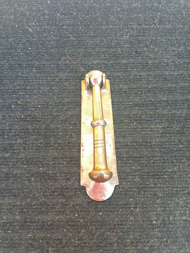 Alter türklopfer aus messing - türklopfer,
