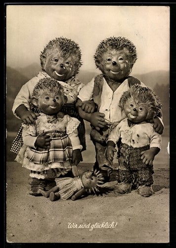 Familienfoto der mecki - der, mecki´s