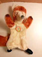 Steiff 0318.00 Smardy Der schlaue Fuchs, Original Handpuppe, unbespielt, 1960er