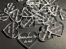 50 Streudeko Plexi Herz