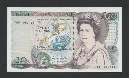 Bank england 20 - £20, schein
