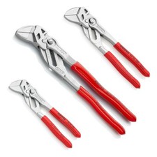 KNIPEX Zangenschlüssel-Satz - 3-tlg. Zangen-Set - 86 03 150/180/250 mm