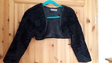 Pelzjäckchen Gr. M schwarz