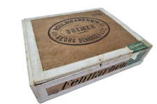 Zigarrenkiste, Georg Schrader & Co, Hollandsigarren No. 6, leer, Bremen, selten