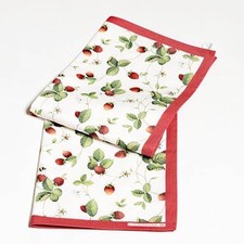 Erdbeer Geschirrtücher 2er