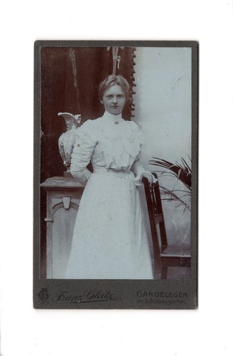 Cdv foto damenportrait feine - cdv,