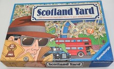 Ravensburger Scotland Yard 1983 Jagd nach Mister X Vintage Spiel U-Bahn Taxi Bus