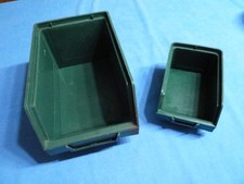 Stapelbox Wandregal Schütte Sichtlagerbox Kleinteile 22 x 12 x 14,5 stapelbar